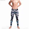 Men's Thermal Underwear Thermal Underwear Bottom Long Johns Tight Legging Pants Trousers Render Calca Termica Masculina Man Fine Velvet Winter LJ201008 L230914