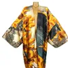Costumi da bagno da donna kimono stampa boho caftani bohémien abiti da spiaggia per donna Cardigan elegante maxi costume da bagno abito da sera caftano 230914