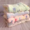 Утепленное флисовое одеяло для домашних животных, диванная подушка с принтом, теплый мягкий чехол для кошек и собак, домашний моющийся коврик для кровати