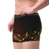 Mutande Intimo da uomo Abstract Gold Note musicali Boxer da uomo Mutandine maschili elastiche