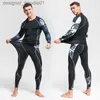 Mens Thermal Underwear Mens Thermal Underwear Mens Thermal Underwear Set Compression Sport Sweat Sweat Dying Thermo Underwear Men Clothing Long Johns Set 2