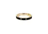 Foundrae Resilience Thin Champleve Enamel Band ring for woman designer jewelry customized pendant gold plated 18K gold