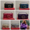 Sac à bandoulière violet de styliste pour femmes, sac de soirée de luxe de haute qualité, sacs à bandoulière à paillettes, nouveaux fourre-tout pour dames, sacs à main bling 230913