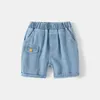 Trousers Children's Denim Shorts Baby Boys Girls Cool Pockets Jeans 2023 Summer Toddler Pants 1-6 Years Kids Clothes