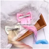 Hair Clips Barrettes Girls Children Colorf Bow Knot Hairpiece Wig Hairs Extension Bobby Pin Clasp Birthday Cosplay Jewelry Will And Sa Dhoym