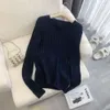 SWEATER KOBIETY RALPHS Laurens Kobiet Knitwear Najwyższej jakości rl haft haftowy kucyk leniwa wełna w wełnie dekolt smażone ciasto skręca na dzianiny Krótka jesień