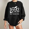 Women's Hoodies Women Fashion Print Crewneck Loose Sweatshirt Casual Long Sleeve Pullover Tops Ropa De Mujer