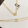 Saijia CELI Arc de Triomphe Collana a doppio strato Collana da donna estiva in oro leggero di lusso per piccoli gruppi Bracciale con colletto ad alto senso