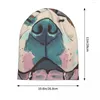 Boinas Pit Bull Cartoon Smile Elegante Stretch Knit Slouchy Beanie Cap Multifunción Skull Hat para hombres Mujeres