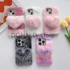 Custodie per cellulari adatte per Love Plush Cover Jewelry Warm Phone Case 15 J230914