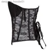 Women's Shapers Bustiers Corsets Corset Top Sexy Lace Plus Size Women Bustier Overbust Gothic Lingerie Brocade Corpete Corselet Erotic Fashion XS-XXLBusti L230914