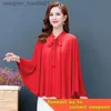 Damen Cape Macro Seat Cloak Damen Sommerschal Loose Western Style Chiffon Sonnenschutzkleidung Damen Lace-up Cloak Robe Thi L230914