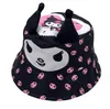 أزياء Kawaii Cartoon Boy Girl Fisherman Hat Cap with Stereo Ear Visor Kids Accessories Multi Choice