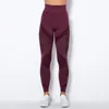 Pantalon actif de Yoga pour femmes, Leggings serrés tricotés sans couture à rayures, évacuant l'humidité, pour sport, course à pied, Fitness, printemps et été