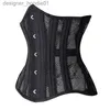 Shapers Femmes Bustiers Corsets Sexy Underbust Corset Femmes Gothique Top Courbe Shaper Respirant Minceur Ceinture Taille Formateur Blanc Noir L230914