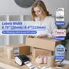 D520 BT Label Printer- Shipping Thermal Printer Desktop Label Printer For Barcode, Mailing, Address Labels, Postage, Connected With Phones & PC