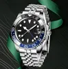 MEKANISK WATCH MAN Luxury Ceramic Bezel Sapphiremechanical Submarine Watches Rostfritt stål Rem Sapphire Mirror Waterproof Jubilee Master Watches