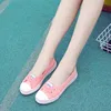 Dress Shoes Women Casual Shoes Candy Colors Round Toe Flat with Shoes Fashion Canvas LaceUp Solid Color Breathable Shoes Woman 230912