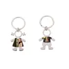 New Sublimation Metal Keychain Boy Girls Shape Key ring Hot Transfer Printing Custom Diy Jewelry