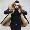 Men's Fur Faux Fur Down Long Waterproof Jackets Faux Fox Fur Coat for Man Winter Jacket Puffer Men 2021 Warm Coats Men ClothingL230914