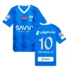 Neymar Jr 2023 2024 Al Hilal Saudi Soccer Jerseys Malcom Neves Sergej Vietto Koulibaly Lghalo Kanno Home Away 23 24 Football Shirt Jersey Men Kids Fans Player versie