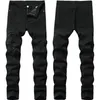 Schwarze Jeans Herren Hosen Mode Streetwear Löcher Gewaschen Männer Denim Hosen 2020 Neue Füße Stretch Männlich Gerade Schlank Zerrissene Jeans263R