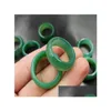 Band Rings 100 Natural Fine Jade In M Mix Size Ring 100Pcslot A65548347709 Drop Delivery Jewelry Otusq