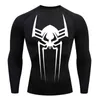 Camisetas para hombres Camisa de compresión Camiseta de manga larga para hombres Protección solar Segunda piel Transpirable Secado rápido Rashgarda Tops Sports Man 2099 Tees 230914