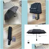 Parapluie sur le parcours Parapluie sur le parcours Pffy Petit sac à dos pliant pour la pluie Hommes et femmes Livraison directe Sports de plein air Golf Dhzor Dhbdq