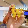 Key Rings PU Leather Letters Keychain Creative English Letters Car Backpack Pendant Key Rings Women Girl Fashion Bag Charm Ornaments Gifts x0914