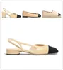 Slingbacks Espadrilles Ballerinas sukienki sandałowe Buty Projektanci sandałów obuwia dla kobiet Chunky Obcass Mokorki na pięcie 5585329
