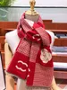 Sciarpe di alta qualità Sciarpa quadrata Pashmina Shaw Wrap Semplice marca Fascia rossa Avvolge Designer donna Inverno Design popolare Moda Regalo Coppia Famiglia