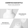 Storage Bottles 5pcs Refillable Shampoo Bottle Portable Leakproof Empty Travel Container Toiletries Holder For Lotion Liquids 200ml