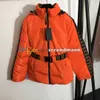 Designer Womens Down Jacket Letters Printed Down Coat Autumn Winter Coats with Midjeband Full dragkedja rockar