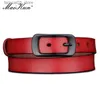 Bälten Maikun Belts for Women Belt äkta Leatherbelt Female midjeband för jeansklänningar byxor Q230914