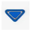 Triangle leather label p Letter Milan is used for clothing Bag Jewelry shoes hats hair accessories hair clips and other accessories DIY versatile and multi-color