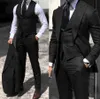 Mäns kostymer blazrar stilfulla brittiska bröllop tuxedos brudgum slitage mens kostymer smal passform toppade lapel prom bestman groomsmen blazer design jacka byxor väst l230914