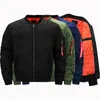 Herrjackor MA-1 Flight Bomber Jacket för män Tjock och tunna avslappnade blixtlås Jackor Baseballpilot Vattentät vinterrock Male Plus Size 8xl 230914