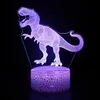 Dinosaur Series Colorful 3D Night Light LED Touch Remote Control Creative Christmas Gift 3D Table Lamp