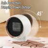 Home Heaters 1000W Electric Mini Heater Portable Desktop Heater Fan Home Office Warm Air Blower 2 Gear Hands Feet Warmer Machine for Winter HKD230904