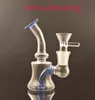 Coloré pas cher 4 pouces Mini verre Bongs Dab Rigs 14mm Joint femelle avec bol de tabac en verre petit barboteur bécher Bong conduites d'eau plates-formes pétrolières