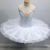 Palco desgaste ballet tutu vestido para meninas crianças mulheres profissional lago cisne trajes dança branca panqueca tutus princesa com aro