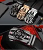 JACNAIP Mens Belt Material Metal Rotatable Buckle Leather Belt High Quality Men Business Belt Golden Waist Buckle Rhinestone De