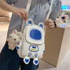 Evening Bags Fashion Small Canvas Crossbody For Women 2023 Cartoon Shoulder Phone Bag Japanese Cute Girl Student Cloth Female Handbags