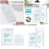 NYA 4st 700 ml Emergency Portable Car Urine Bag Samping påsar Mini Mobiltoaletter Handy Unisex engångs urinal toalettpåse droppleverans DHDQP