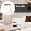 Dinnerware Sets Glass Coffee Pot Multi-purpose Kettle Milk Insulated Tumbler Jug Wood Teapot Transparent S Drinks Fridge