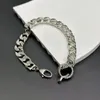 Designer Bracelet Chain Men Women Chains Bracelets Designer Lovers Chains Classic Stainless Steel Chain Bangles Retro Silver Color Fashion Jewelry 19 Styles 03