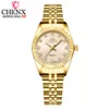 Chenxi Brand Girl Watch Women Fashion CasuaryQuartzWatches Ladies Gloden Stainless Steelmemach Gifts ClockWlistWatch239B