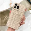 Classic Woven Phone Cases Designer For IPhone 14 Pro Max 11 12 13 ProMax Case Luxury Phonecase C Phone Cover Top Shockproof Shell