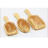 Hair Brushes 1Pcs Big Large Eco-Friendly Bamboo Women Men Adt Professional Travel Paddle Detangling Mas Brush And Comb Drop Delivery P Dhodt